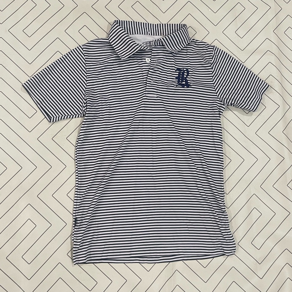 Garb Striped Rice University Polo